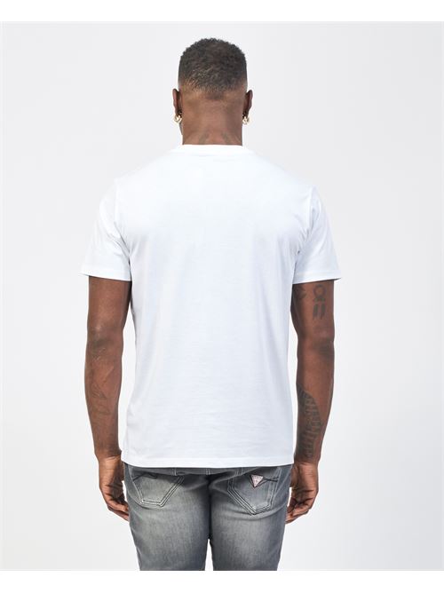 T-shirt Guess con logo verticale GUESS | M5RI01-KCHA1G011