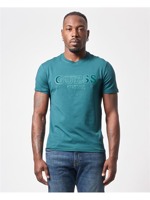 Guess cotton T-shirt with logo GUESS | M5RI12-J1314A70L