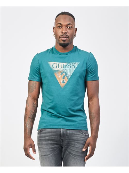 T-shirt uomo Guess girocollo con logo GUESS | M5RI14-J1314A70L