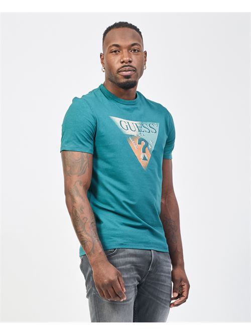 T-shirt uomo Guess girocollo con logo GUESS | M5RI14-J1314A70L