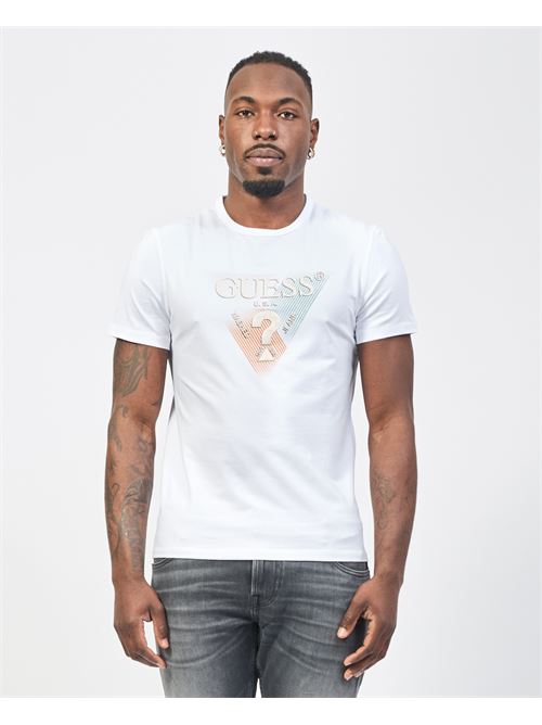 T-shirt à col rond Guess pour homme avec logo GUESS | M5RI14-J1314G011