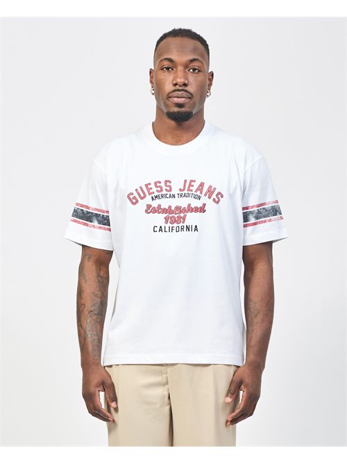 T-shirt en coton coupe décontractée Gu GUESS | M5RI79-K8FQ4G011