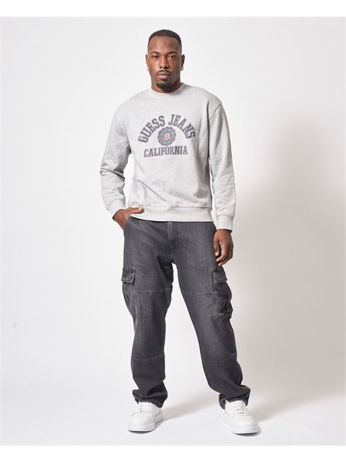 Sweat-shirt Guess en coton mélangé avec logo GUESS | M5RQ40-KCPR1H90Z