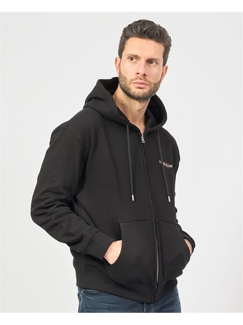 Guess men's hooded sweatshirt with full zip GUESS | M5RQ45-KCPR1JBLK