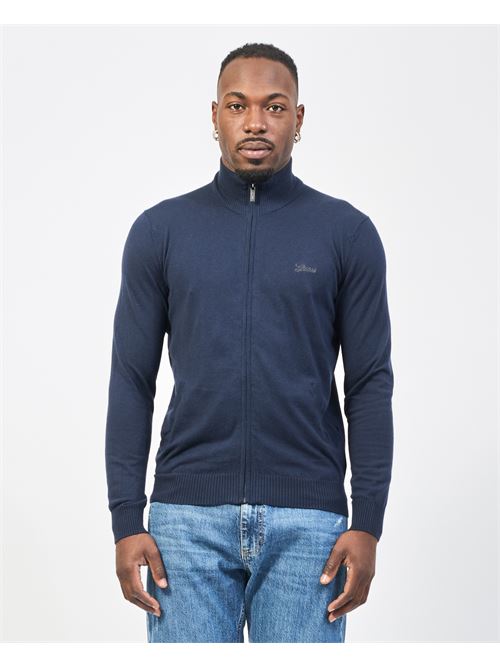 Guess full zip sweater with embroidered logo GUESS | M5RR04-Z3KI1G7V2