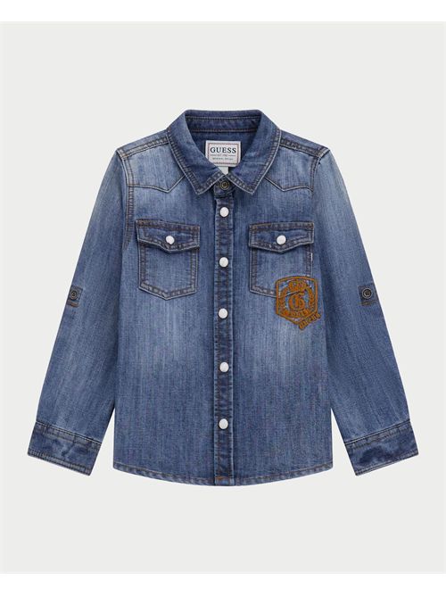 Guess Denim Shirt for Kids GUESS | N5RH06-D4UE0PMWO