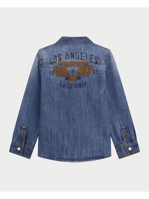 Guess Denim Shirt for Kids GUESS | N5RH06-D4UE0PMWO