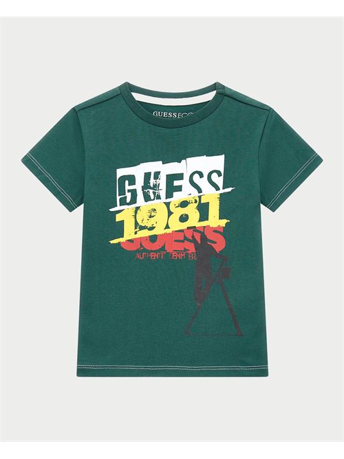 T-shirt Guess pour enfants avec imprimé sur le devant GUESS | N5RI02-K8HM4G8FE