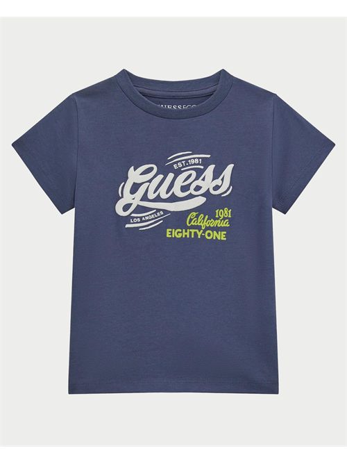 T-shirt Guess pour enfants avec imprimé sur le devant GUESS | N5RI16-K8HM4G7DR