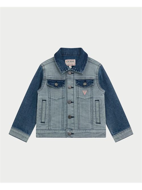 Guess denim jacket with pockets GUESS | N5RL00-D5G90NSDT