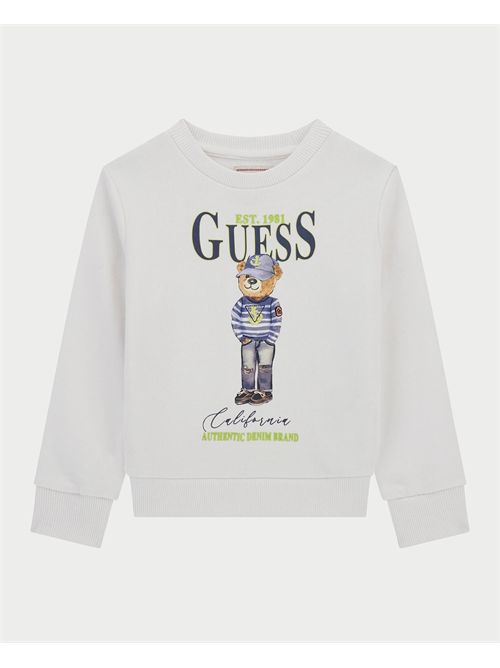 Sweat-shirt Guess pour enfants avec imprimé sur le devant GUESS | N5RQ05-KAD74G011