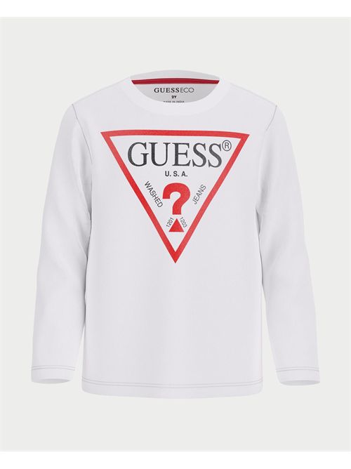 T-shirt Guess pour enfant avec logo triangulaire GUESS | N84I24-K8HM0G011