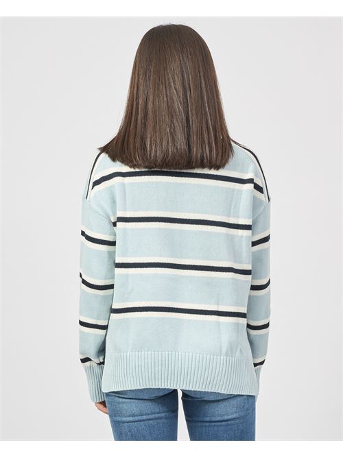 Guess women's sweater with striped logo GUESS | W4BR09-Z3HM1S93W