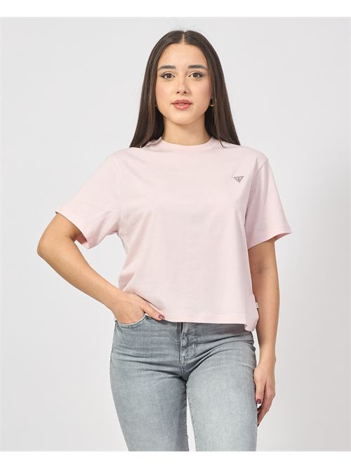 Guess boxy t-shirt with mini triangle logo GUESS | W4YI05-K8HM0A61U