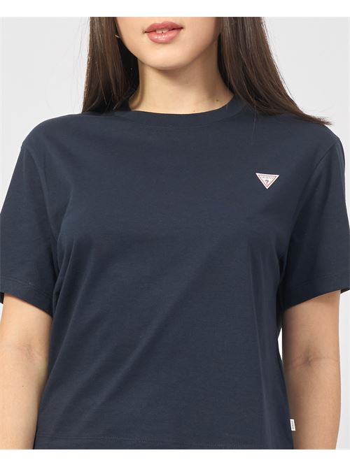 T-shirt basique Guess avec logo triangulaire GUESS | W4YI05-K8HM0A71W