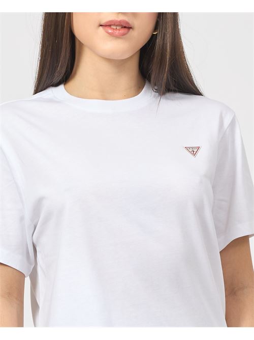 T-shirt basique Guess avec logo triangulaire GUESS | W4YI05-K8HM0G011