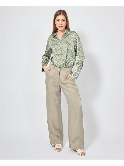 Pantalon palazzo Guess en mélange de viscose GUESS | W5GB16-WH5N2G8CJ