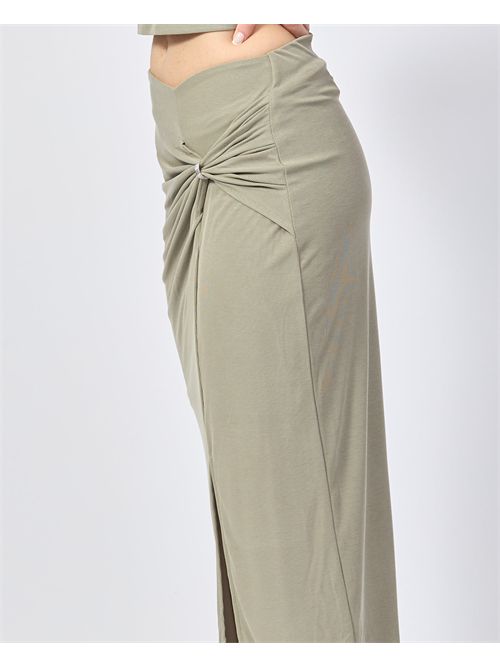 Guess Women's Long Pencil Skirt with Drape GUESS | W5GD0E-KAQL2G9D5