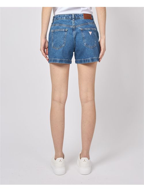 Shorts in denim Guess modello mom GUESS | W5GD0S-D5O13GJLV