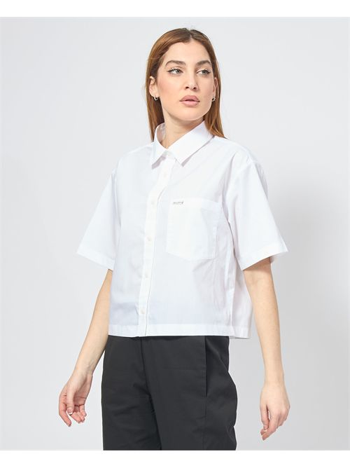 Guess poplin cropped shirt GUESS | W5GH98-WH7P1G011