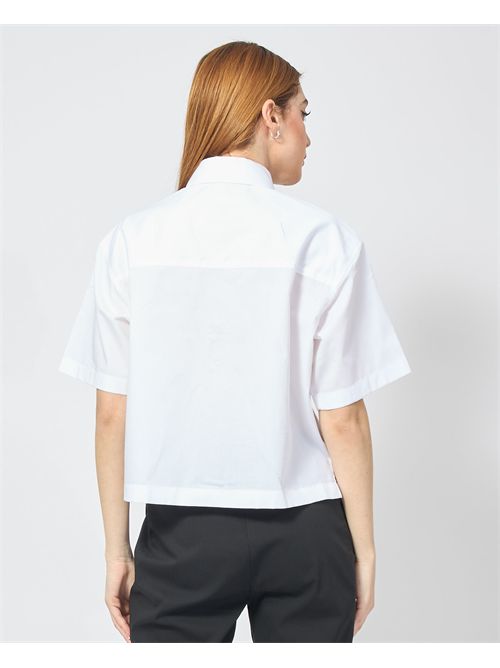 Guess poplin cropped shirt GUESS | W5GH98-WH7P1G011