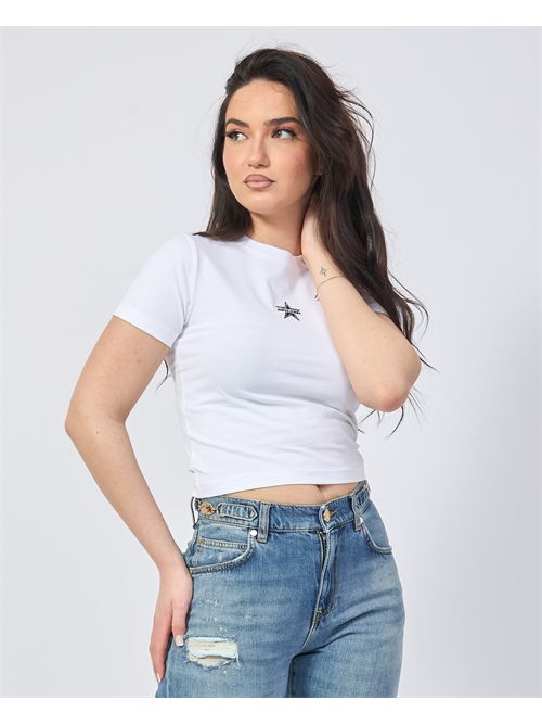 Guess cropped T-shirt with logo GUESS | W5GI38-J1314G011