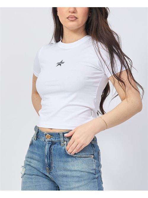 Guess cropped T-shirt with logo GUESS | W5GI38-J1314G011