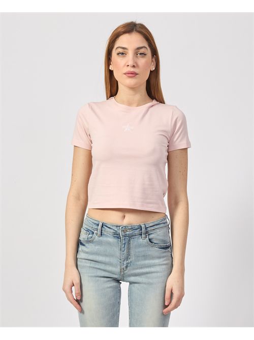 Guess cropped t-shirt with logo GUESS | W5GI38-J1314G6R4