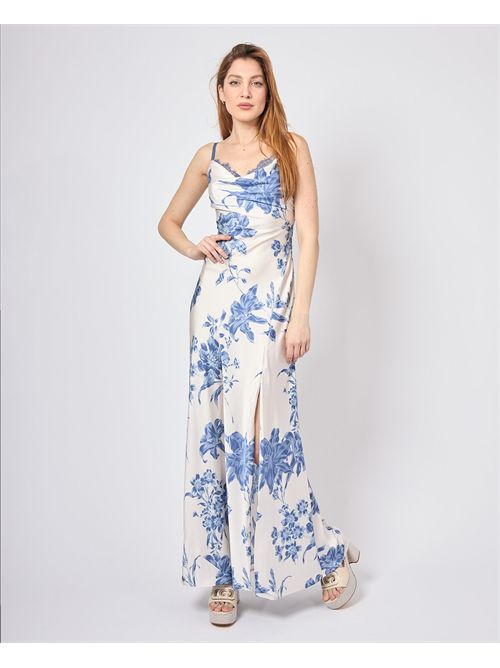 Guess women's long dress with floral pattern GUESS | W5GK10-WF1T2P7WQ