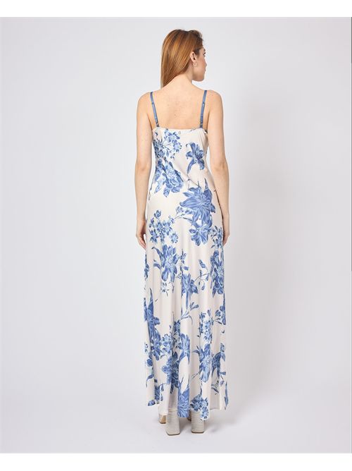 Guess women's long dress with floral pattern GUESS | W5GK10-WF1T2P7WQ