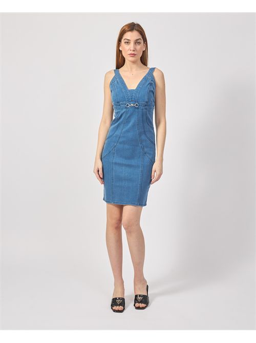 Guess sleeveless dress with back closure GUESS | W5GK75-D5LK0ALBY