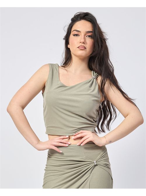 Guess sleeveless cropped top GUESS | W5GP22-KAQL2G9D5