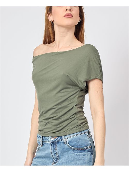 Guess stretch off-the-shoulder top GUESS | W5GP46-KACM2A838