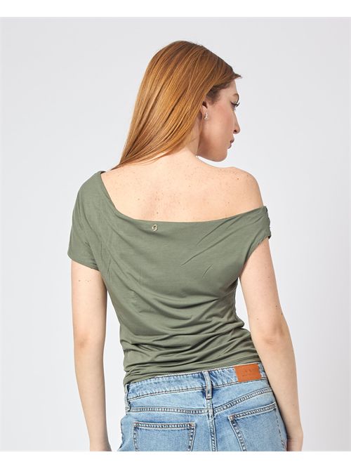 Guess stretch off-the-shoulder top GUESS | W5GP46-KACM2A838