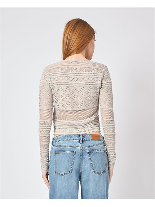 Guess Cardigan in openwork knit GUESS | W5GR15-Z3E22F97H