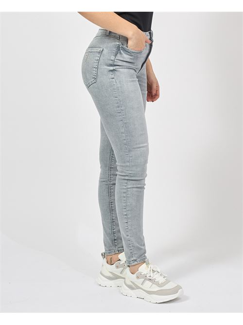 Jean slim Guess délavé gris GUESS | W5RA46-D5L81GYMG