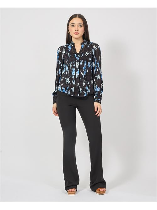 Guess Women's V-Neck Chiffon Shirt GUESS | W5RH16-WDW82P7UN