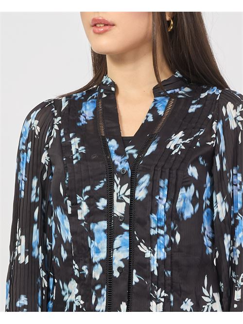 Guess Women's V-Neck Chiffon Shirt GUESS | W5RH16-WDW82P7UN