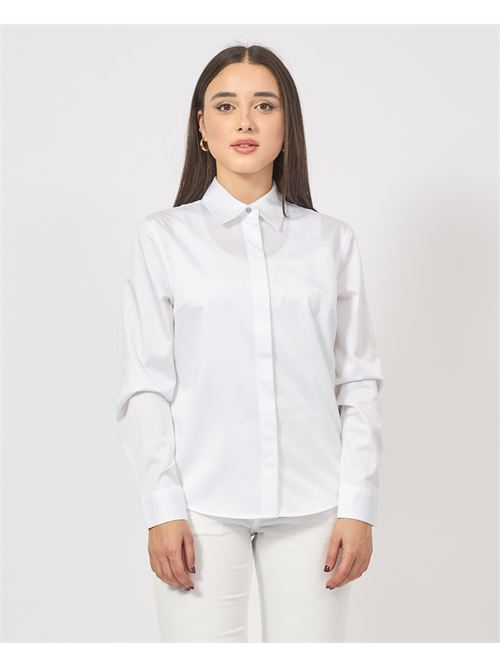 Chemise à manches longues Guess avec boutons cachés GUESS | W5RH31-WAF10G011