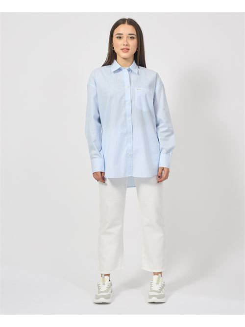 Chemise oversize à rayures Guess GUESS | W5RH94-WGZ11FB9A