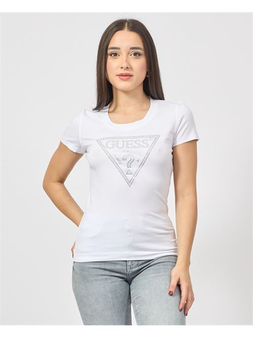 T-shirt Guess con logo triangolo GUESS | W5RI11-J1314G011