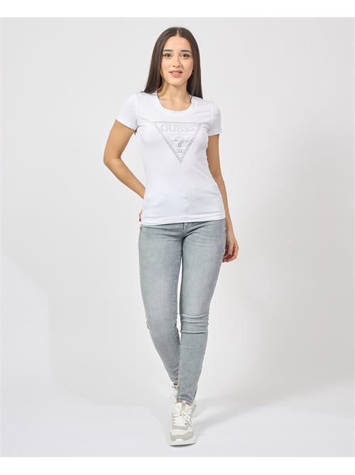 T-shirt Guess avec logo triangulaire GUESS | W5RI11-J1314G011