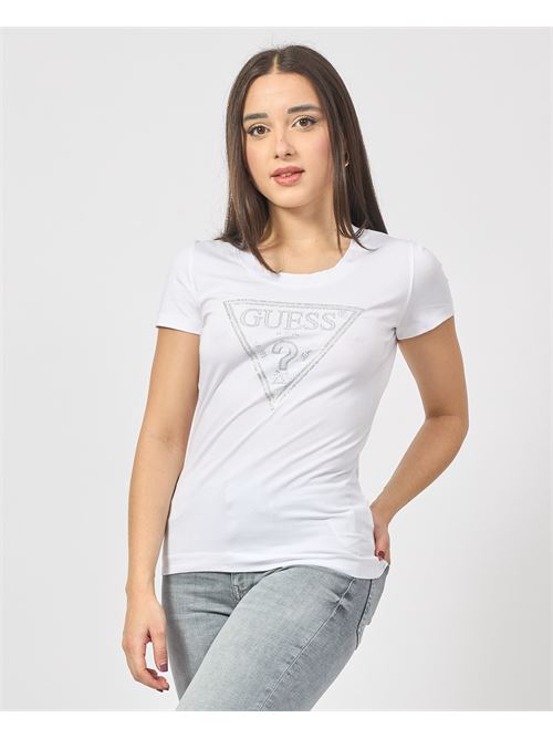 T-shirt Guess avec logo triangulaire GUESS | W5RI11-J1314G011