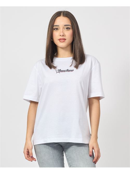 T-shirt en coton coupe décontractée Guess GUESS | W5RI48-K8HM0G011