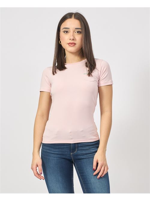 T-shirt in cotone Guess con taschino GUESS | W5RI52-J1314A61U