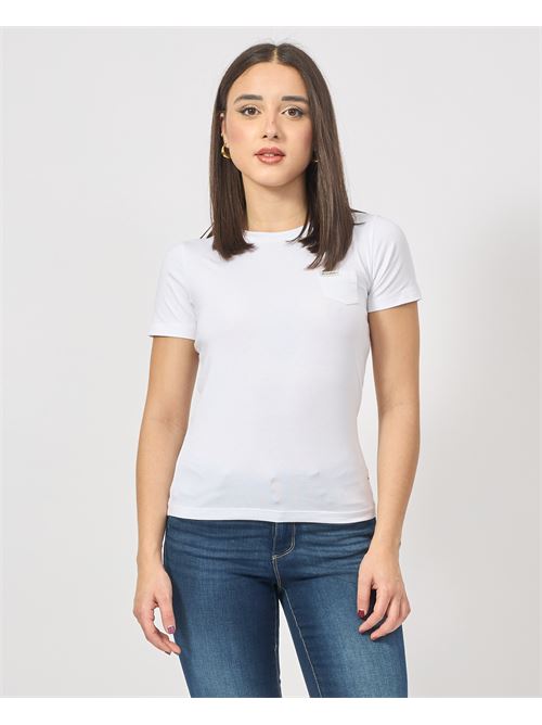 T-shirt in cotone Guess con taschino GUESS | W5RI52-J1314G011