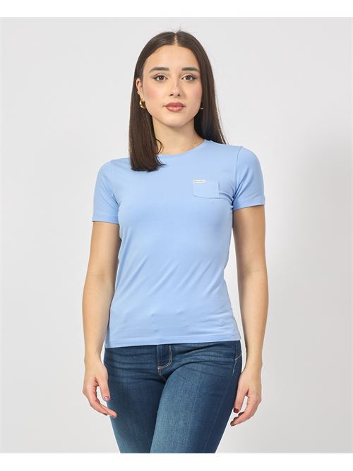 T-shirt in cotone Guess con taschino GUESS | W5RI52-J1314G7CP