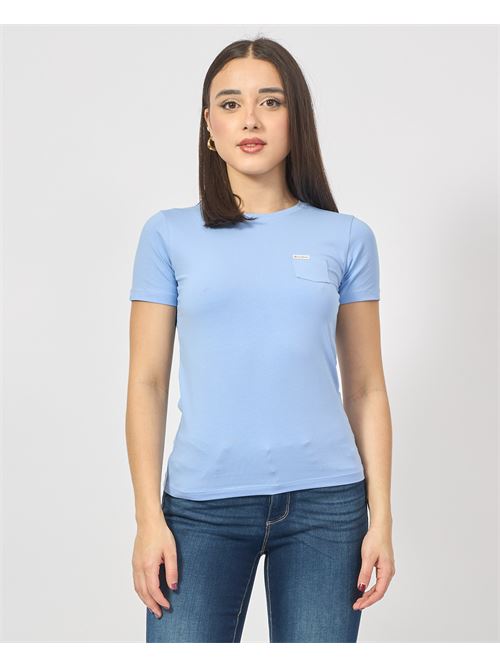 T-shirt in cotone Guess con taschino GUESS | W5RI52-J1314G7CP