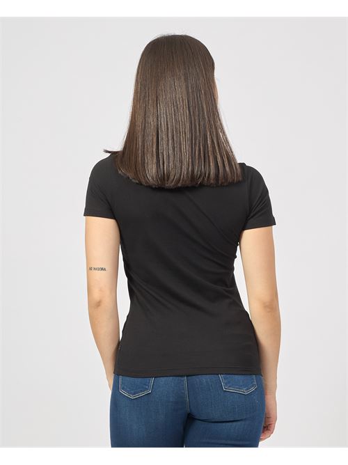 T-shirt in cotone Guess con taschino GUESS | W5RI52-J1314JBLK