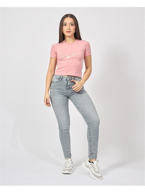 T-shirt en coton Guess avec logo sur le devant GUESS | W5RI59-J1314G682